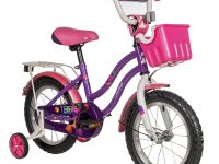 Детский велосипед Novatrack Tetris 14, год 2025, цвет Фиолетовый