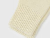 Вязаные митенки, Бежевый