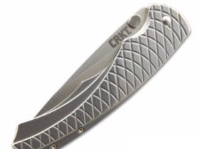 Полуавтоматический складной нож Cobia, CRKT 7040, сталь 1. 4116 (X50CrMoV 15), рукоять нержавеющая сталь