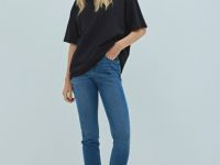 Базовые узкие джинсы, Синий