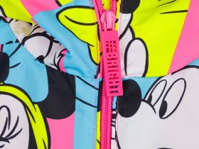 Ветровка  на флисе из мембранной ткани с принтом Disney для девочки