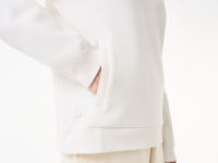 Женская хлопковая толстовка Lacoste с капюшоном