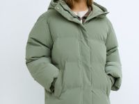 Пуховик для девочек, Зеленый