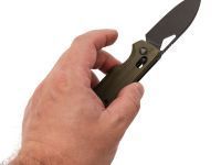 Складной нож Trivisa Sagitta-04G, сталь 14C28N, рукоять микарта