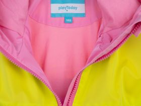 Куртка текстильная с полиуретановым покрытием для девочек (ветровка)