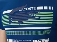 Мужская приталенная Футболка Lacoste с круглым вырезом