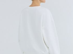 Свитшот с вышивкой, Бежевый