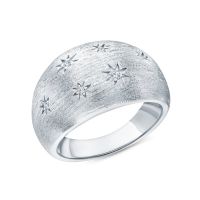 Серебряное кольцо с фианитами