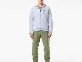 Мужская утеплённая толстовка Lacoste на молнии