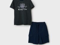 Комплект трикотажный для мальчиков: фуфайка (футболка), шорты