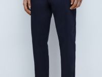 Брюки-чиносы из сатина, Синий