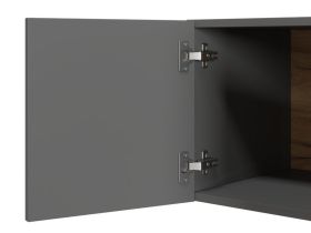 ТВ-тумба подвесная Имин 2-180x36 Графитовый