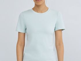 Базовая футболка из хлопка, Зеленый