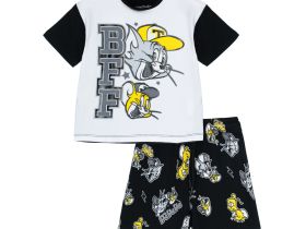 Комплект детский трикотажный для мальчиков: фуфайка (футболка), шорты