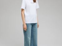 Футболка из мерсеризованного хлопка с принтом