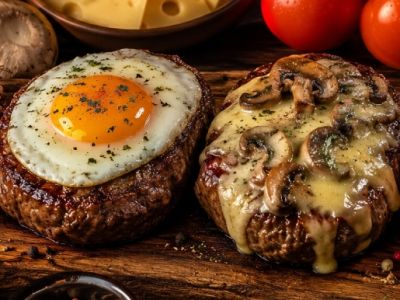 Бифштекс на любой вкус: от классики до «котлеты» с грибами и сыром