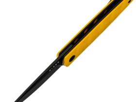 Складной нож Kizer Bamboo, сталь Nitro-V, рукоять G10, желтый