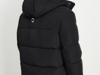 Пуховое полупальто со съемным капюшоном