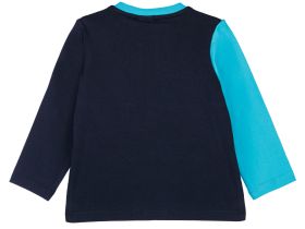 Фуфайка детская трикотажная для мальчиков (футболка с длинными рукавами)