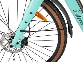 Электровелосипед Eltreco Olymp, год 2024, цвет Зеленый