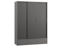 Шкаф-купе Беррингтон 3.1-207x240 Графитовый