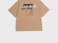 Фуфайка трикотажная для девочек (футболка)