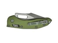Складной нож Microtech Stitch, сталь М390, рукоять алюминий, зеленый