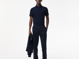 Мужское поло Lacoste PARIS стандартного кроя