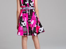 Платье текстильное для девочек