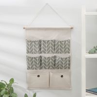 Органайзер подвесной с карманами KK/home , 8 отделений 49,5х35х3 см цвет серый