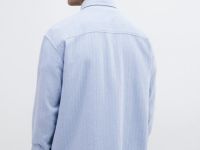 Рубашка из твила, Голубой