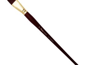 Кисть синтетика №14 плоская Pinax "Creative 684" жесткая, длинная ручка