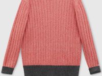 Джемпер прямого силуэта с шерстью