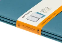 Блокнот в линейку Moleskine "Cahier Journal" 3 шт Large 13х21 мм 84 стр, обложка голубая
