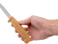 Нож с фиксированным лезвием Morakniv Floating Serrated Knife, сталь Sandvik 12C27, рукоять пробковая