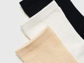 Базовые носки, 3 пары, Черный