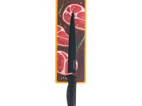 Нож кухонный филейный Okroshka Crouton 19.8 см, сталь 5cr15mov, рукоять пластик, черный