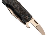 Нож-брелок CKF Keysha, сталь M398, рукоять титан/карбон