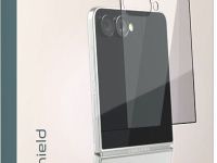 Защитное стекло VLP Premium Shield 2.5D для Galaxy Z Flip8/Flip7 черная рамка