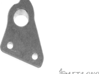 Держатель заднего переключателя &quot;петух&quot; Meta №151 фрезерованный (серебристый)