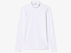 Женский лонгслив Lacoste приталенного кроя