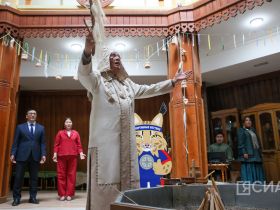 В Доме Арчы зажгли огонь Спартакиады учащихся Якутии