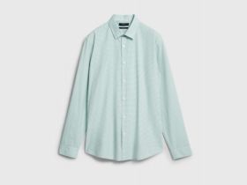 Рубашка в клетку виши, Зеленый