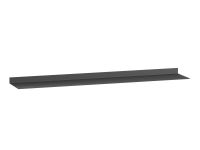 Полка Рокс 120x4 Черный