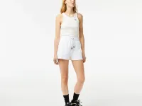 Женские однотонные шорты Lacoste