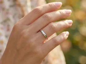 Обручальное кольцо из серебра э0612кц03153900