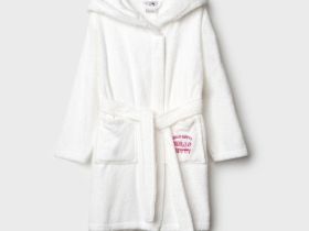 Халат текстильный для девочек