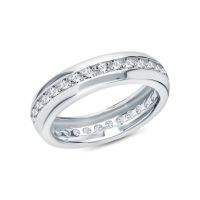 Серебряное кольцо с фианитами