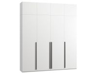 Распашной шкаф Кимбол 4.1-240x280 Белый