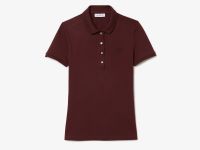 Женское поло Lacoste приталенного кроя из эластичного хлопка